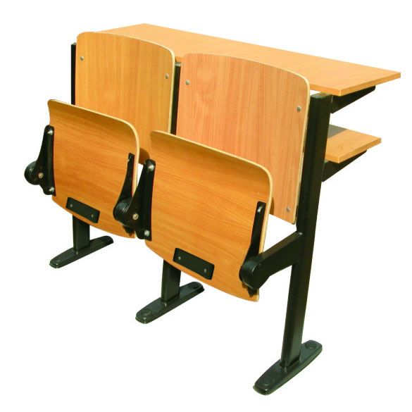 钢管自重翻板课桌椅