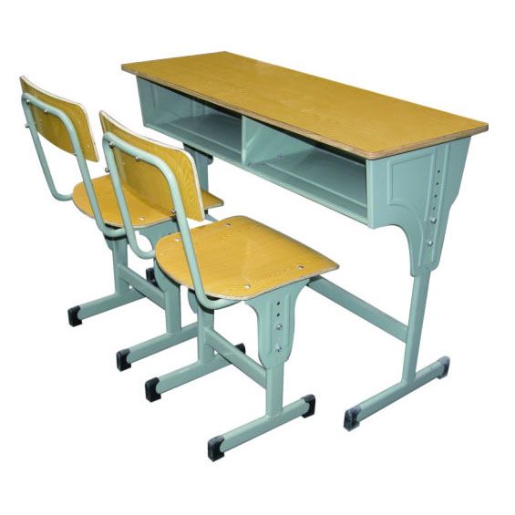 双人单柱课桌椅
