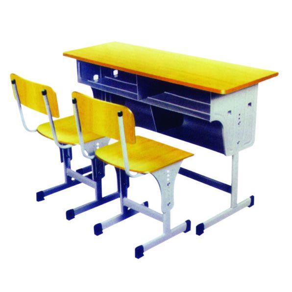 双人双层升降课桌椅