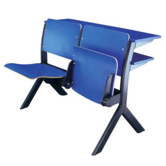 移动式钢管自动翻板教学椅