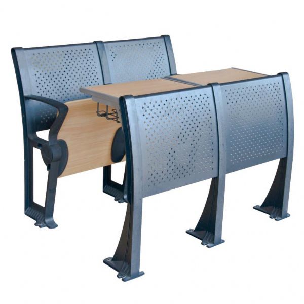 铝合金自重翻板课桌椅