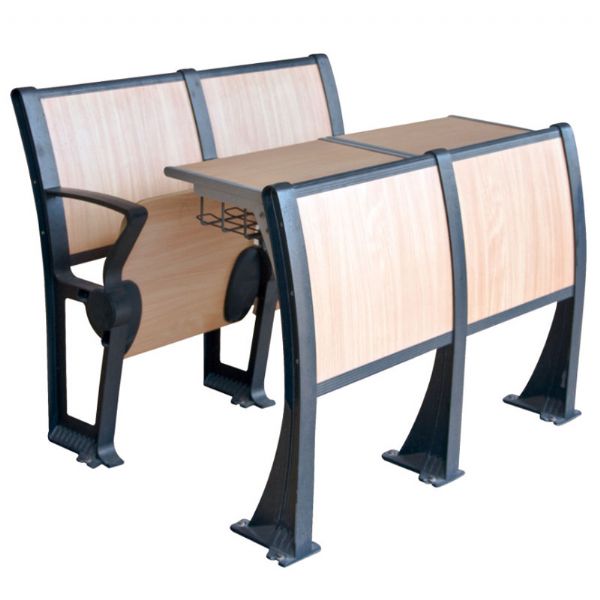 铝合金自重翻板课桌椅