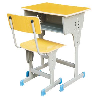 单柱单人单层带靠背椅