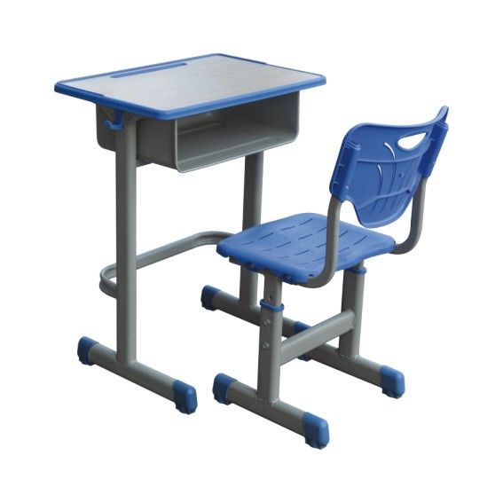 单层套管靠背课桌椅