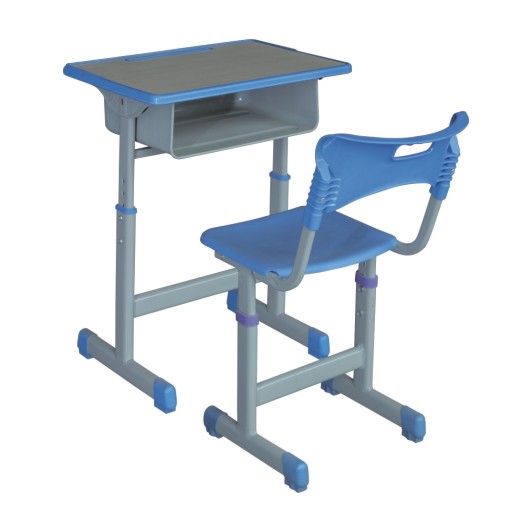 单层套管靠背课桌椅