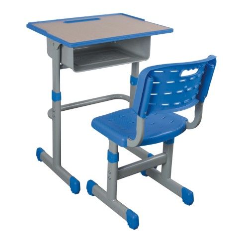 单层套管靠背课桌椅