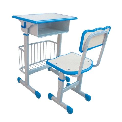 单层套管靠背课桌椅