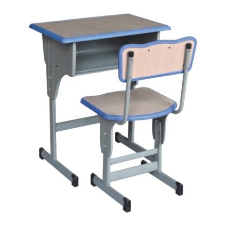 单层升降靠背课桌椅