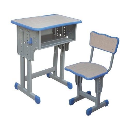 单层升降靠背课桌椅