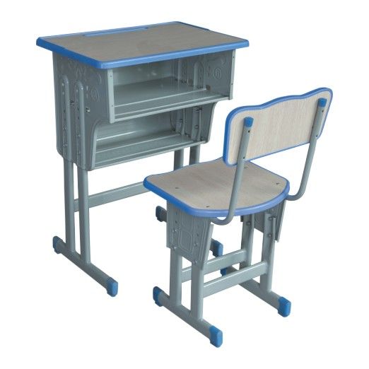 双层升降靠背课桌椅