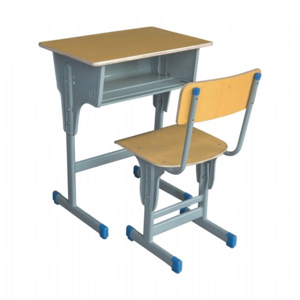 单层升降靠背课桌椅