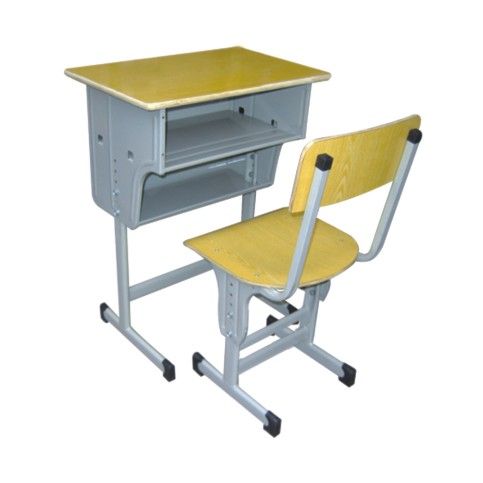 双层升降靠背课桌椅