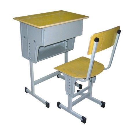 双层升降靠背课桌椅