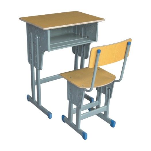 单层升降靠背课桌椅