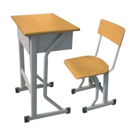 K型单层靠背课桌椅