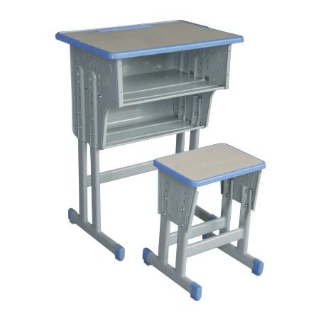 双层升降方凳课桌椅