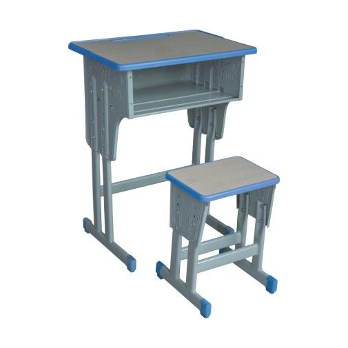 单层升降方凳课桌椅