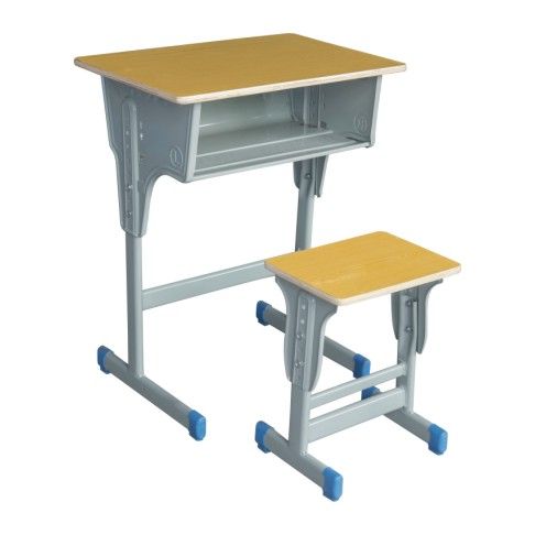 单层升降方凳课桌椅