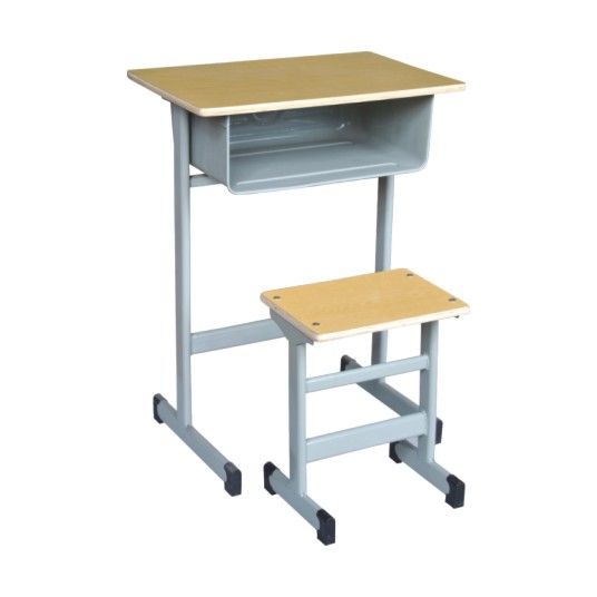 单层单柱方凳课桌椅