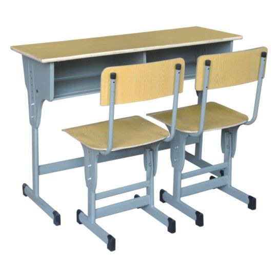 双人靠背课桌椅