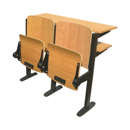 钢管自动翻板课桌椅