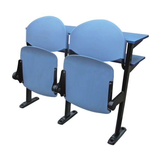 工程塑料自动翻板课桌椅