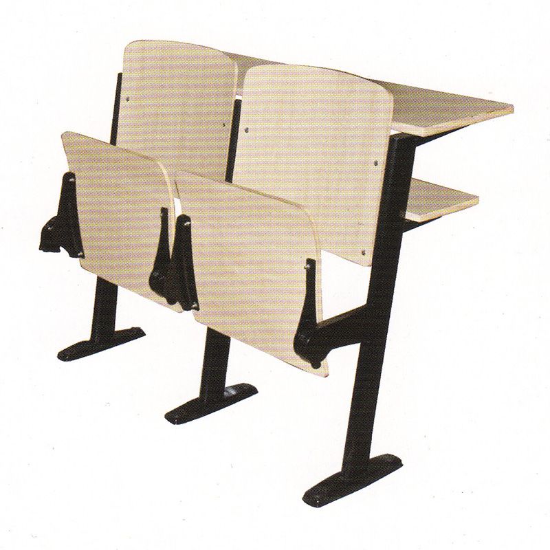 钢管消音自动翻板教学椅