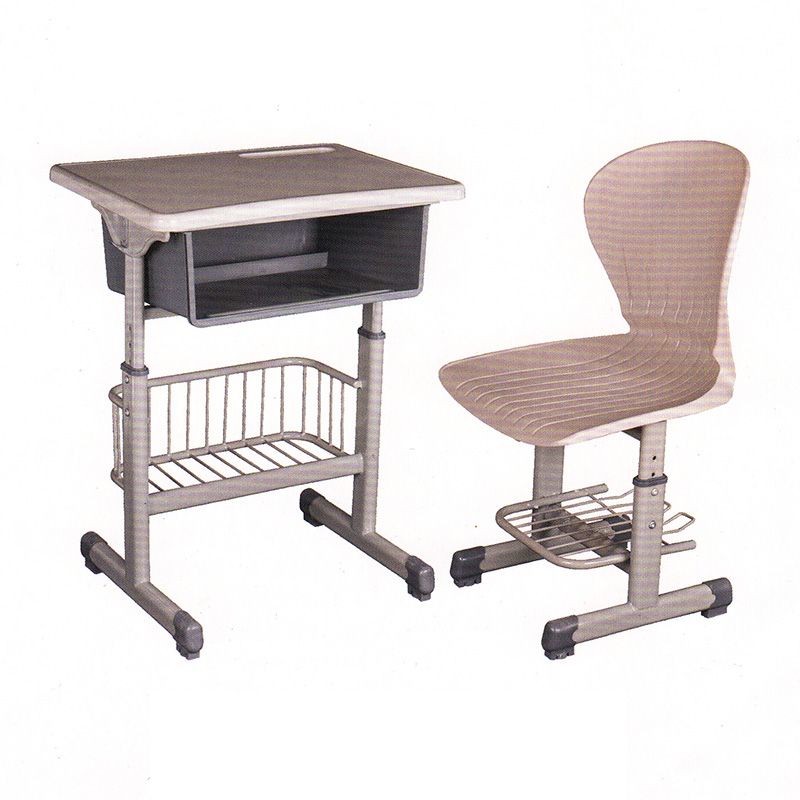 单柱单层套管式课桌椅