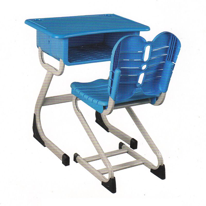 塑料固定式课桌椅