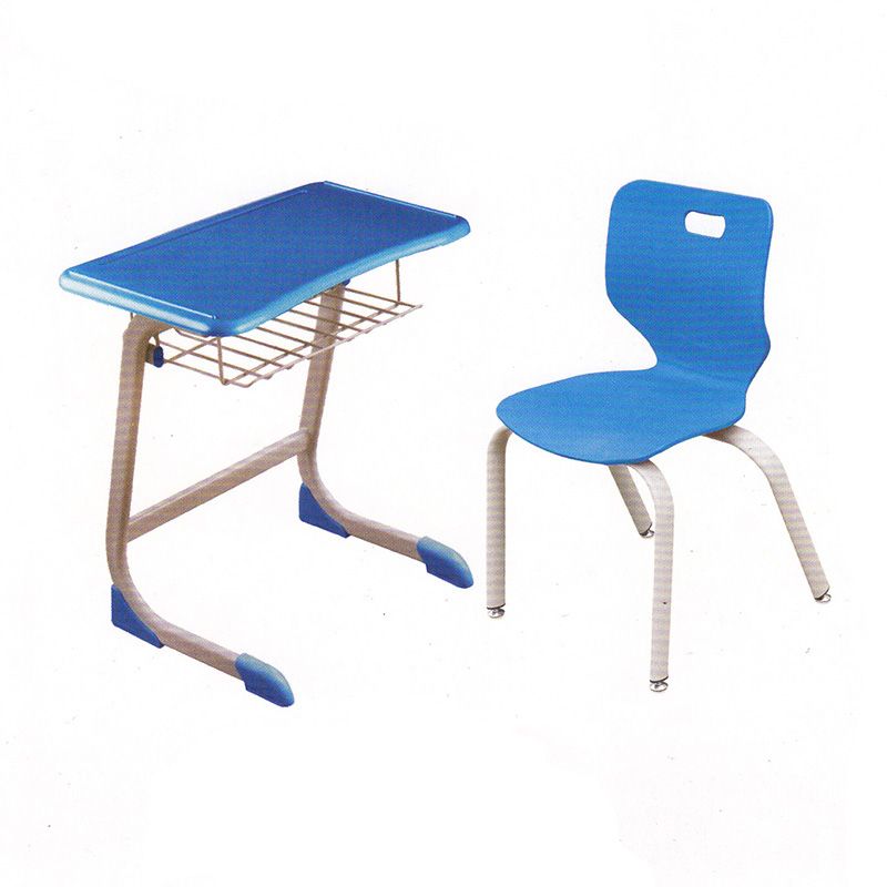 塑料固定式升降课桌椅
