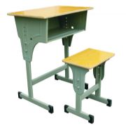 双层板单层开口升降课桌椅MZ-8244