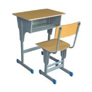单层升降靠背课桌椅MZ-11075