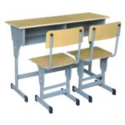 双人靠背课桌椅MZ-21128