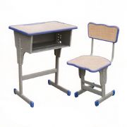 注塑包边套升降课桌椅MZ-19080