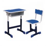 注塑包边套管式升降课桌椅MZ-23126