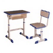 注塑包边套管式升降课桌椅MZ-23130