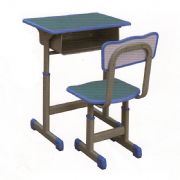注塑包边套管式升降课桌椅MZ-25126