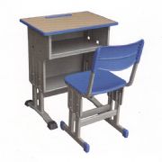 注塑包边双层升降课桌椅MZ-29135