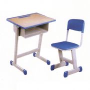 注塑包边固定式课桌椅MZ-27119