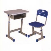 铝合金包边套管式升降课桌椅MZ-27148