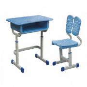 塑料套管式升降课桌椅MZ-10205