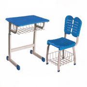 塑料固定式课桌椅MZ-11252