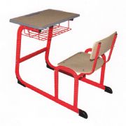 外贸版单人连体课桌椅MZ-45196