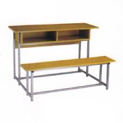 外贸版双人连体课桌椅MZ-47160