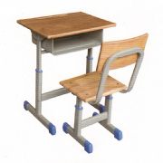 单层套管式升降课桌椅MZ-38190